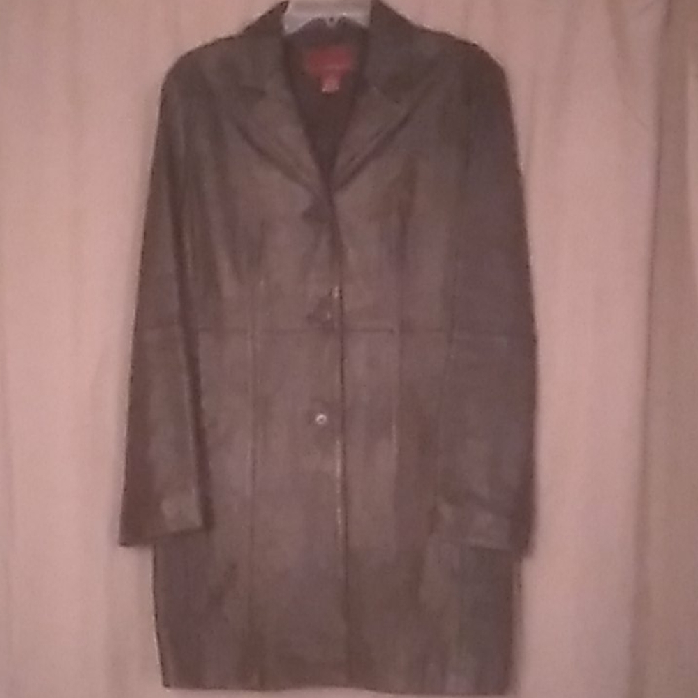 Black Leather Coat